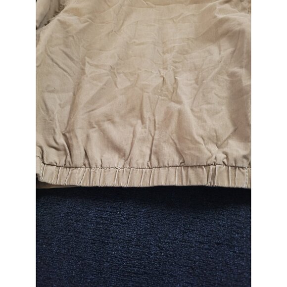 Vtg Y2K Gap Corduroy Wmn Jacket Beige Full Zip Trucker - Picture 12 of 15
